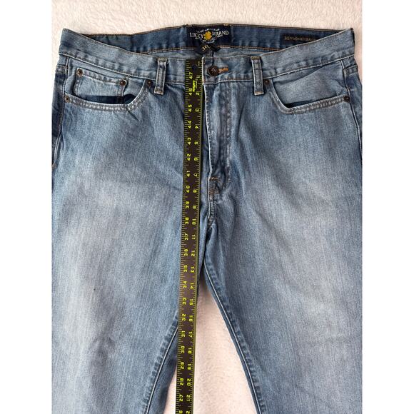 Lucky Brand Jeans 361 Vintage Straight Jeans 36x30 Light Wash Denim - Picture 6 of 10